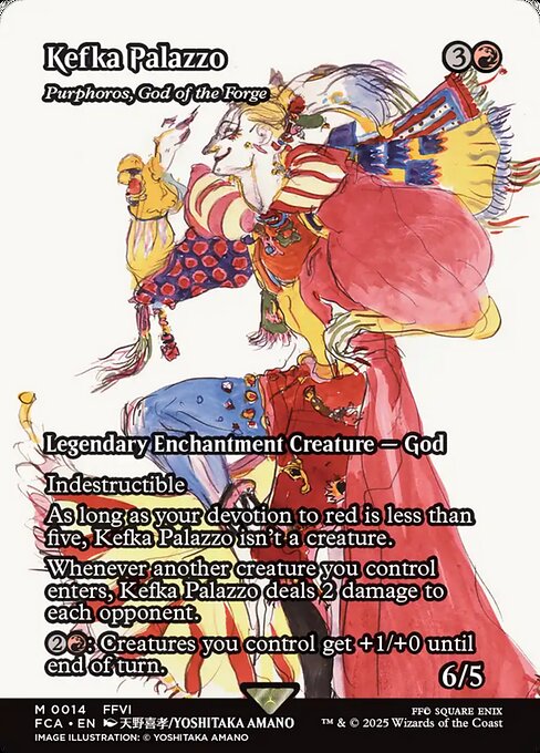 Purphoros, God of the Forge (14) - BORDERLESS - FULL ART - Final Fantasy: Through the Ages - Game On
