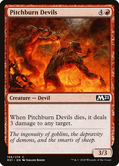 Pitchburn Devils (156) (Foil) - Core Set 2021 - Game On