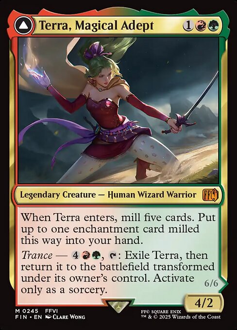 Terra, Magical Adept // Esper Terra (245) (Foil) - Final Fantasy - Game On