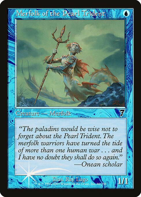 Merfolk of the Pearl Trident (90★) - Seventh Edition - Game On