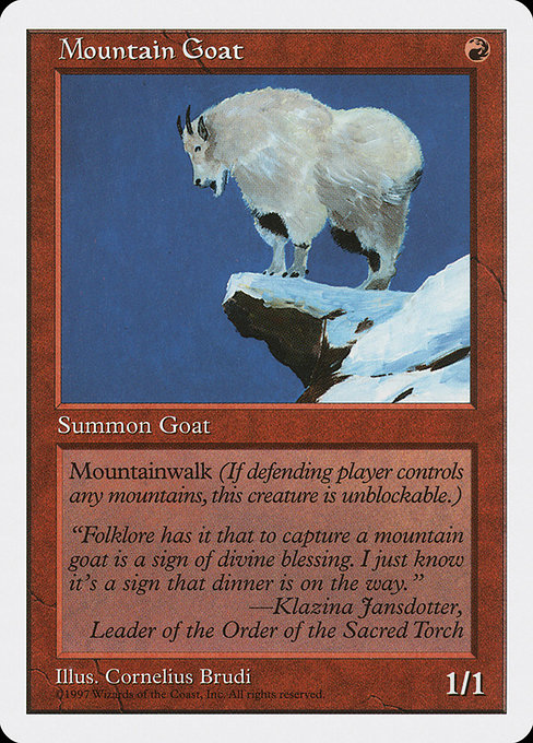 Mountain Goat (252) - Fifth Edition - Game On