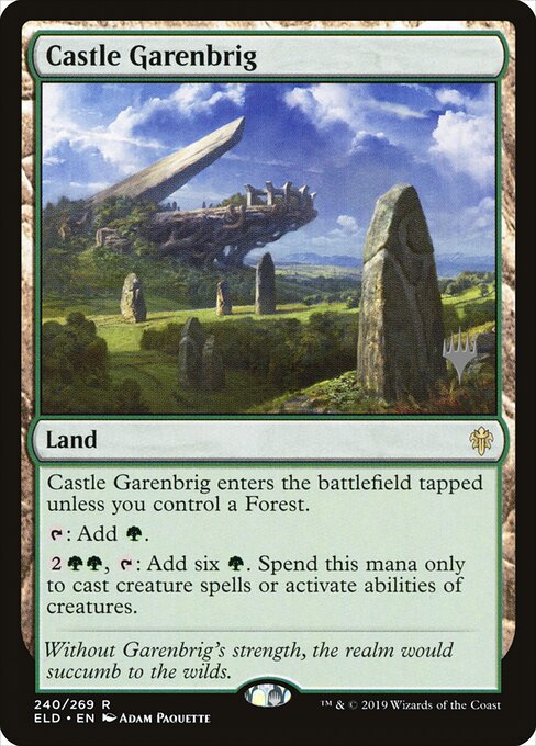 Castle Garenbrig (240p) (Foil) - Throne of Eldraine Promos - Game On