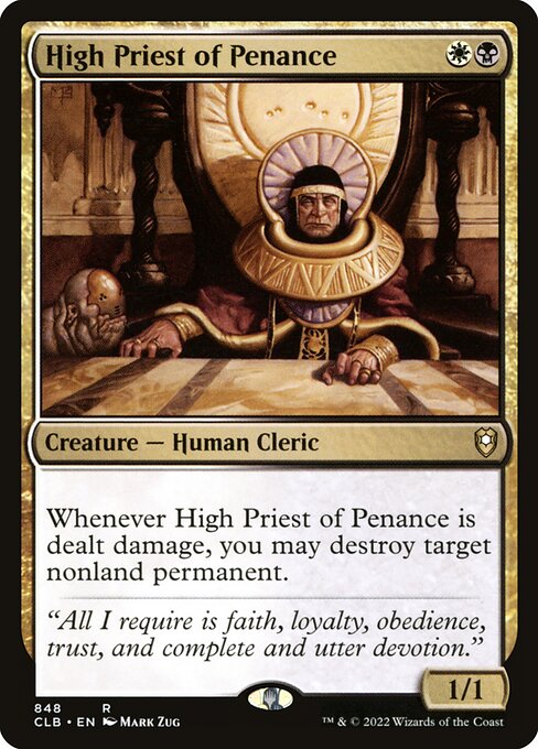 High Priest of Penance (848) - Commander Legends: Battle for Baldur's Gate - Game On
