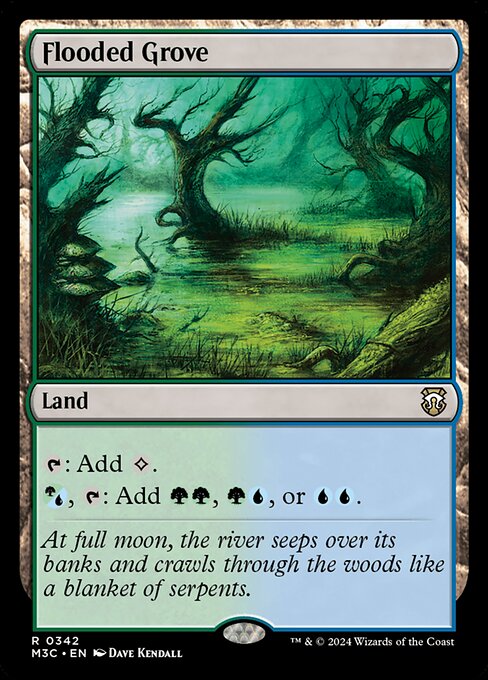 Flooded Grove (342) - Modern Horizons 3 Commander - Game On