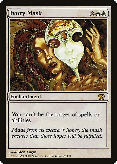 Ivory Mask (27★) - Eighth Edition - Game On