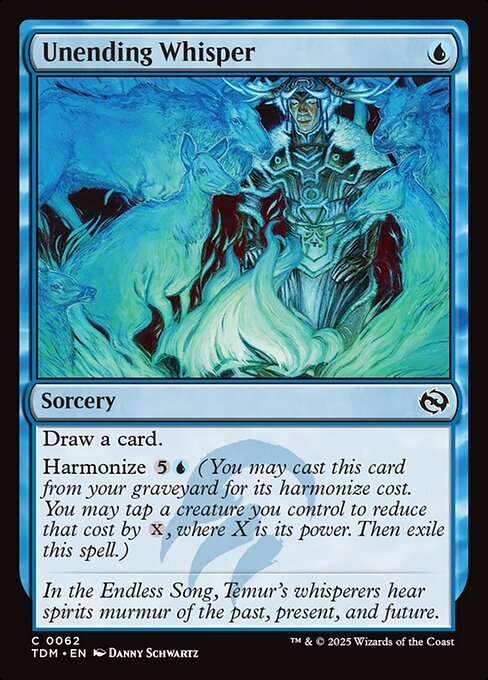 Unending Whisper (62) (Foil) - Tarkir: Dragonstorm - Game On
