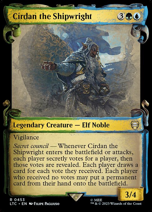 Círdan the Shipwright (453) - SHOWCASE (Foil) - Tales of Middle-earth Commander - Game On