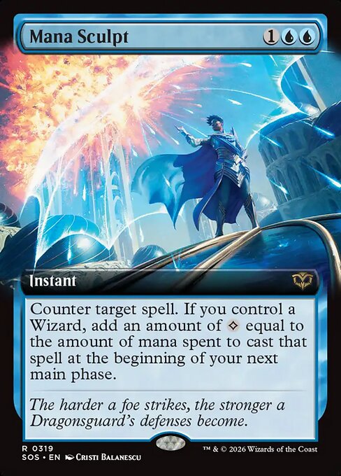 Mana Sculpt (319) - EXTENDED ART - Secrets of Strixhaven - Game On