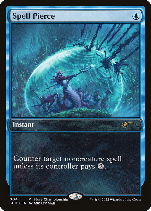 Spell Pierce (4) - FULL ART - Store Championships - Game On