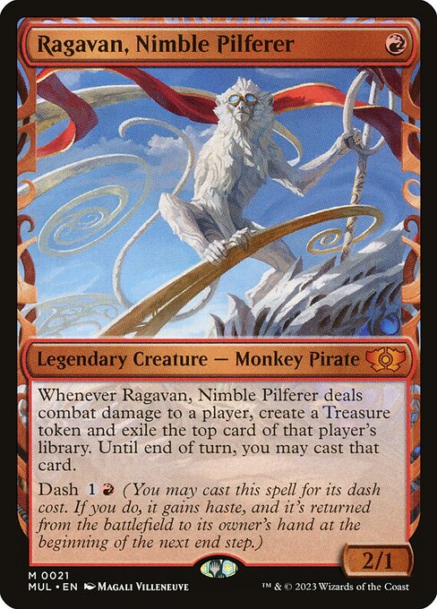 Ragavan, Nimble Pilferer (21) - SHOWCASE - FULL ART (Foil) - Multiverse Legends - Game On