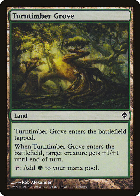 Turntimber Grove (227) (Foil) - Zendikar - Game On