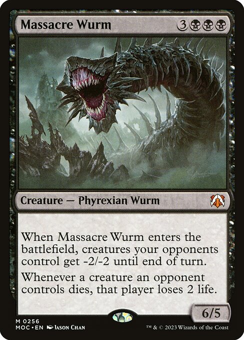 Massacre Wurm (256) - March of the Machine Commander - Game On