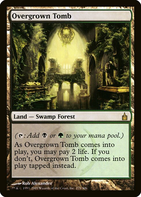 Overgrown Tomb (279) - Ravnica: City of Guilds - Game On