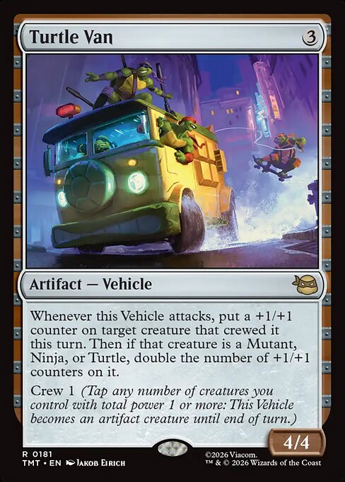 Turtle Van (181) (Foil) - Teenage Mutant Ninja Turtles - Game On