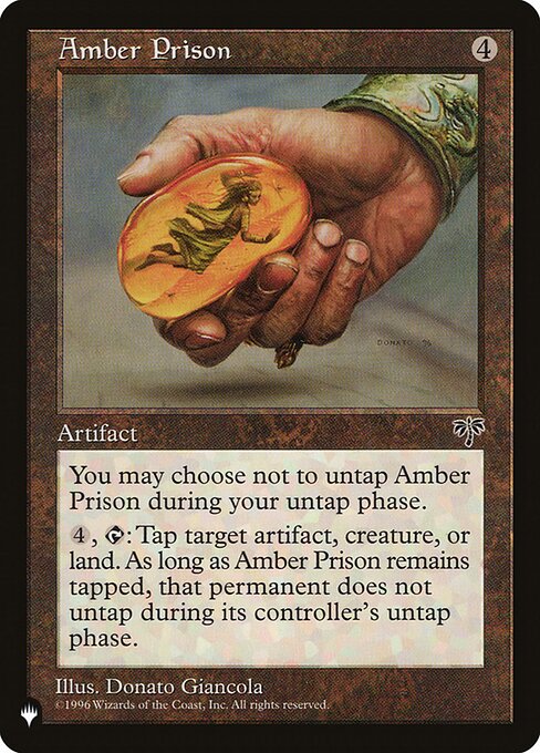 Amber Prison (MIR-292) - The List - Game On