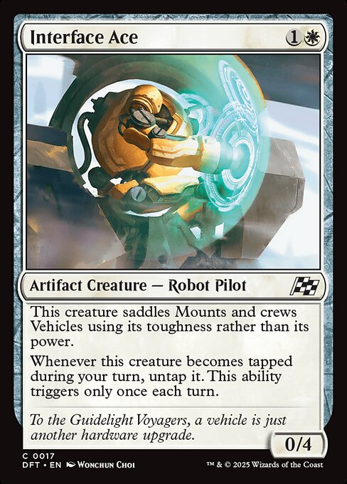Interface Ace (17) (Foil) - Aetherdrift - Game On