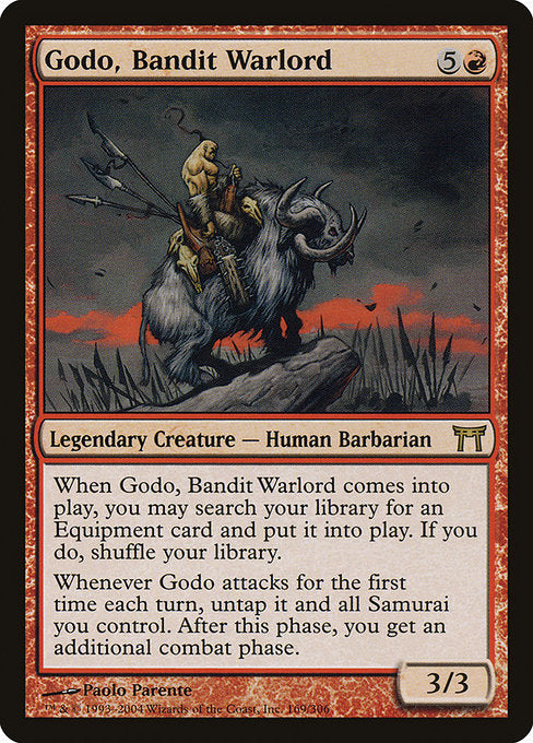 Godo, Bandit Warlord (169) - Champions of Kamigawa - Game On