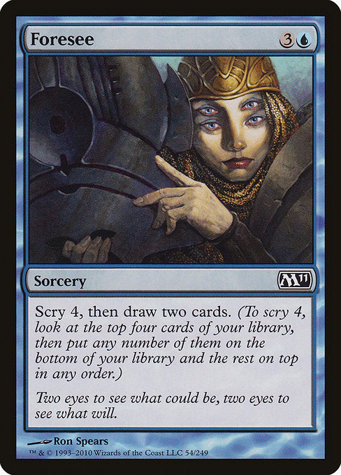 Foresee (54) (Foil) - Magic 2011 - Game On