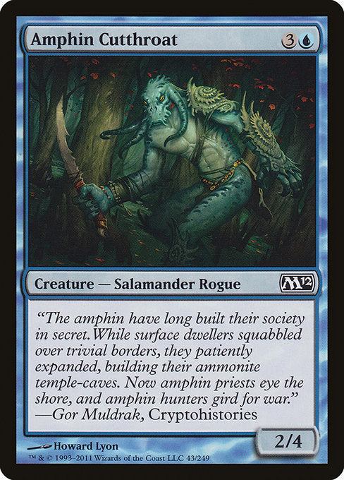 Amphin Cutthroat (43) (Foil) - Magic 2012 - Game On
