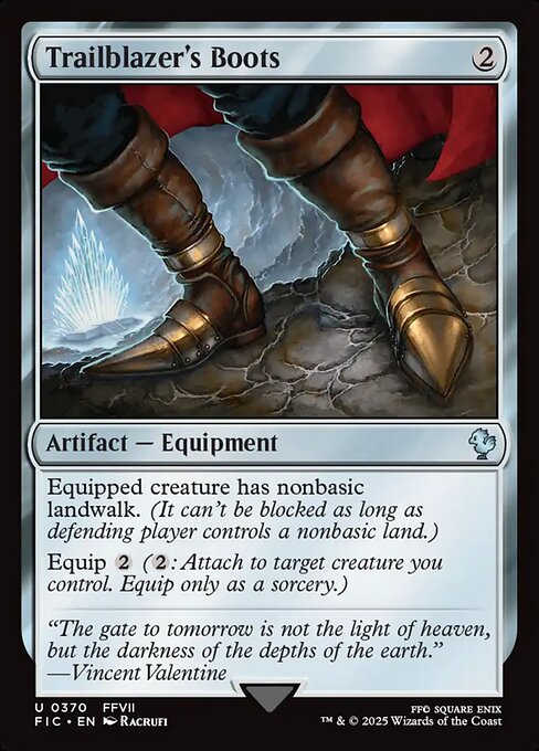Trailblazer's Boots (370) (Foil) - Final Fantasy Commander - Game On