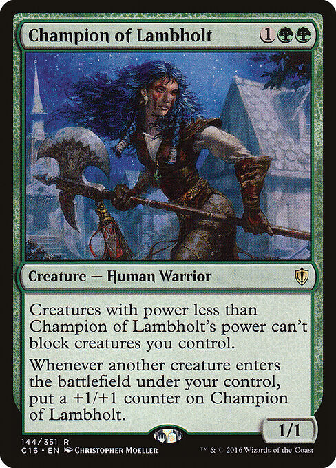 Champion of Lambholt (144) - Commander 2016 - Game On