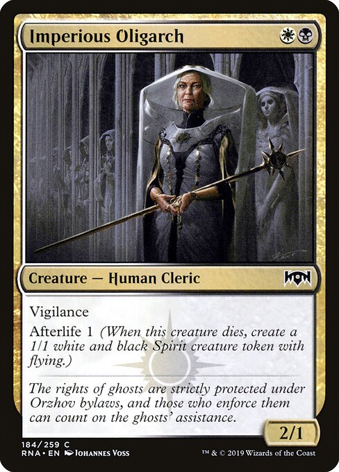 Imperious Oligarch (184) (Foil) - Ravnica Allegiance - Game On