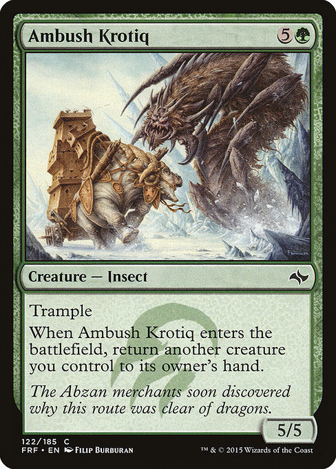 Ambush Krotiq (122) (Foil) - Fate Reforged - Game On