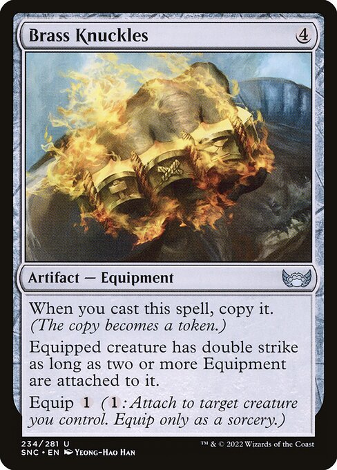 Brass Knuckles (234) (Foil) - Streets of New Capenna - Game On
