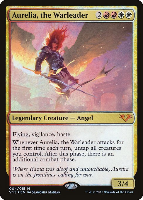 Aurelia, the Warleader (4) (Foil) - From the Vault: Angels - Game On