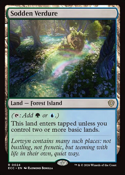Sodden Verdure (24) - Lorwyn Eclipsed Commander - Game On