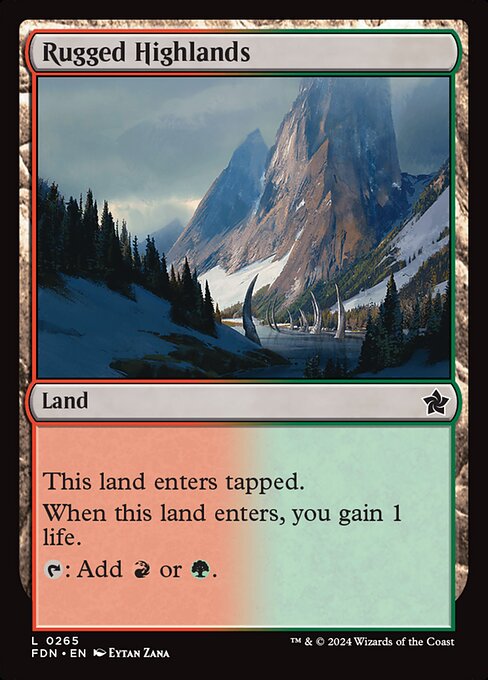Rugged Highlands (265) - Foundations - Game On