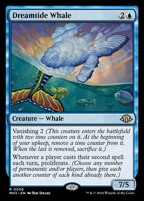 Dreamtide Whale (59) (Foil) - Modern Horizons 3 - Game On