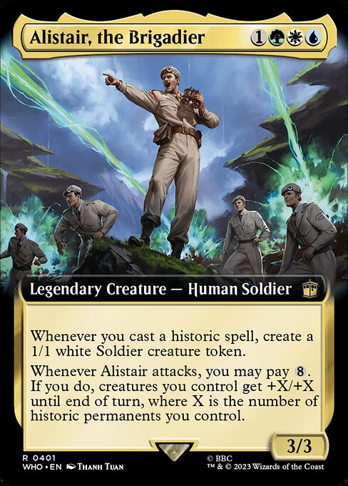 Alistair, the Brigadier (401) - EXTENDED ART - Doctor Who - Game On
