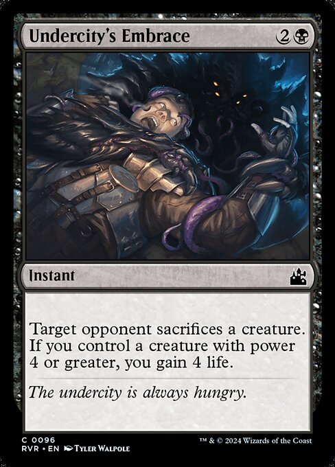 Undercity's Embrace (96) (Foil) - Ravnica Remastered - Game On