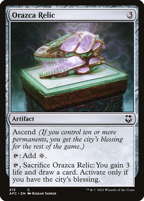 Orazca Relic (213) - Forgotten Realms Commander - Game On