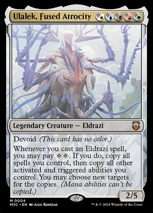 Ulalek, Fused Atrocity (4) (Foil) - Modern Horizons 3 Commander - Game On