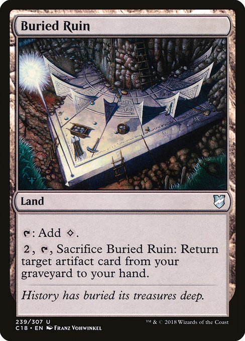 Buried Ruin (239) - Commander 2018 - Game On