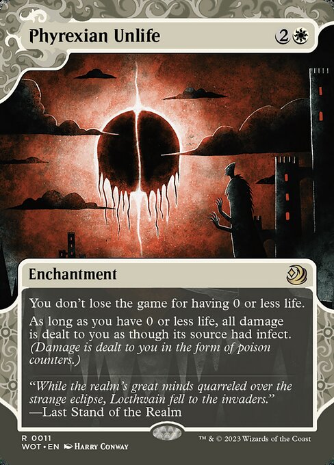 Phyrexian Unlife (11) - BORDERLESS - Wilds of Eldraine: Enchanting Tales - Game On