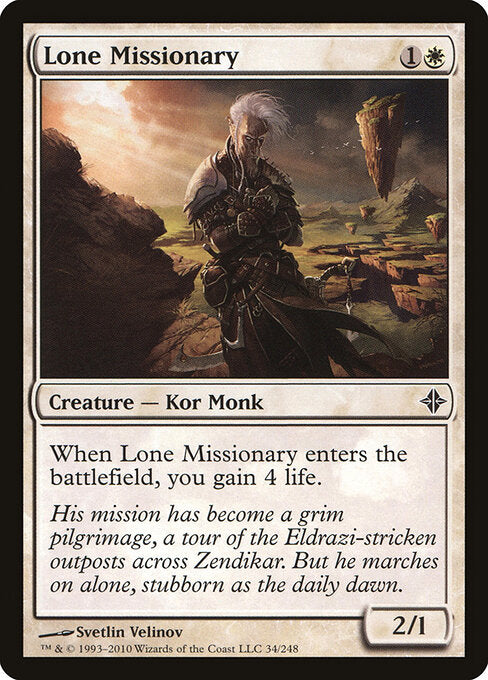 Lone Missionary (34) - Rise of the Eldrazi - Game On