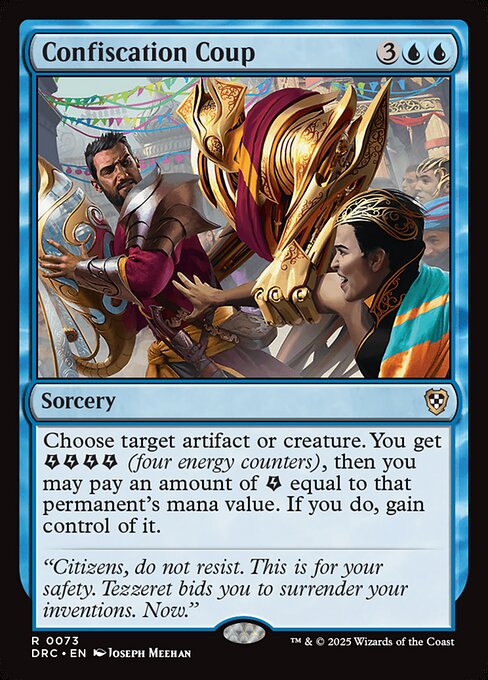 Confiscation Coup (73) - Aetherdrift Commander - Game On