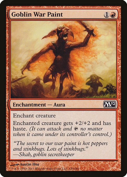Goblin War Paint (143) - Magic 2012 - Game On