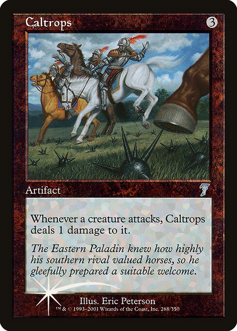 Caltrops (288★) (Foil) - Seventh Edition - Game On