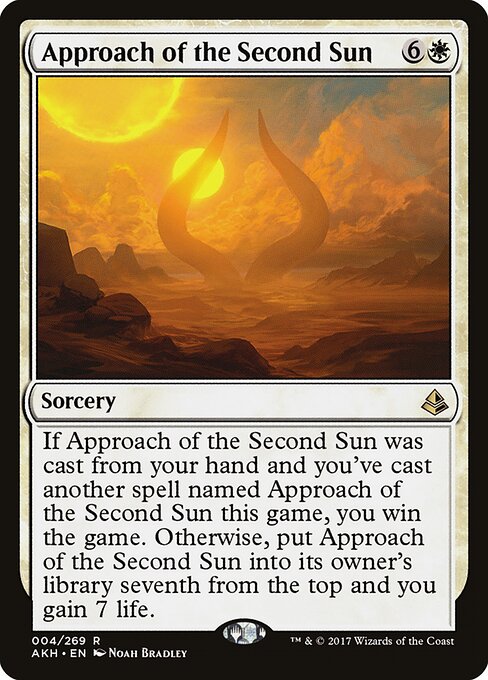 Approach of the Second Sun (4) (Foil) - Amonkhet - Game On