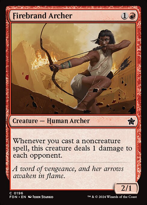 Firebrand Archer (196) - Foundations - Game On