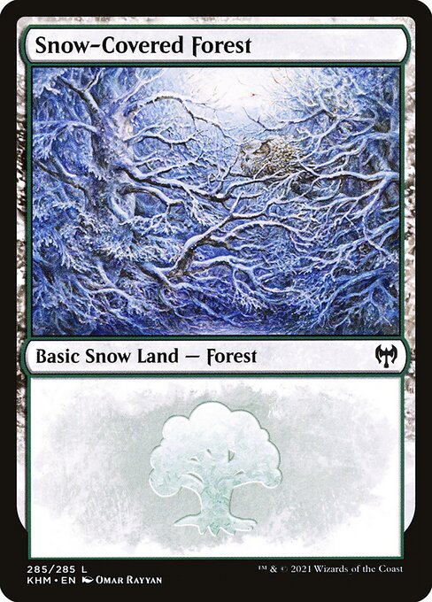 Snow-Covered Forest (285) (Foil) - Kaldheim - Game On