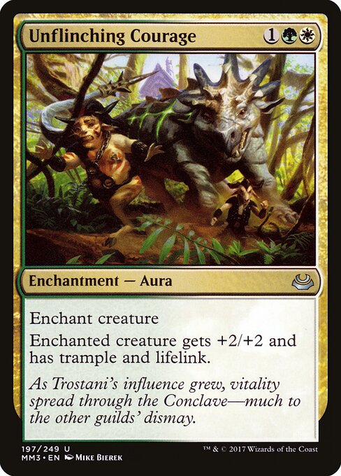 Unflinching Courage (197) (Foil) - Modern Masters 2017 - Game On