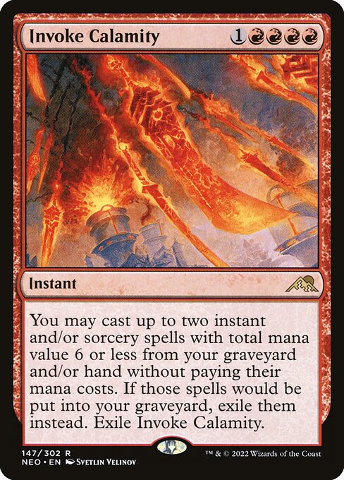 Invoke Calamity (147) (Foil) - Kamigawa: Neon Dynasty - Game On