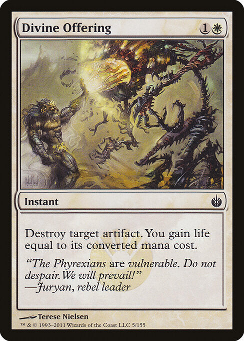 Divine Offering (5) (Foil) - Mirrodin Besieged - Game On