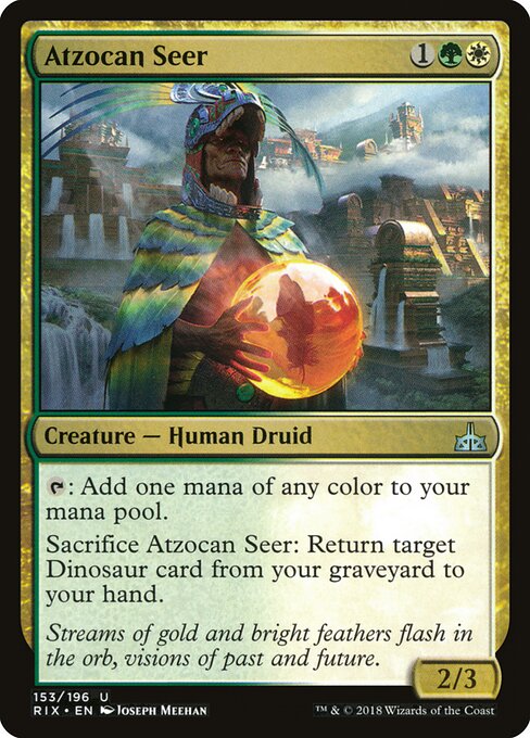Atzocan Seer (153) - Rivals of Ixalan - Game On