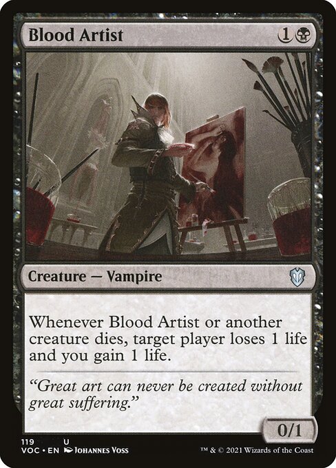 Blood Artist (119) - Crimson Vow Commander - Game On